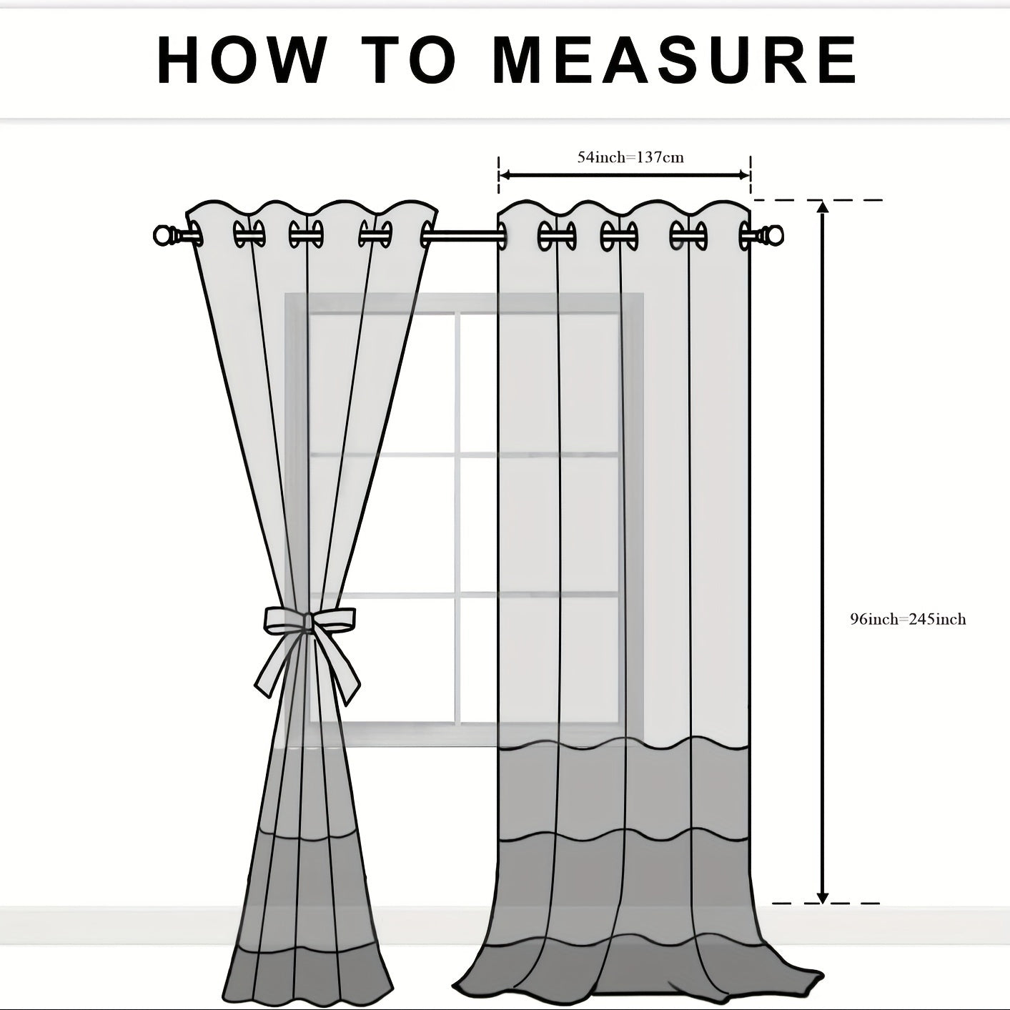 Elegant White Sheer Curtains with Embroidered Trellis Design
