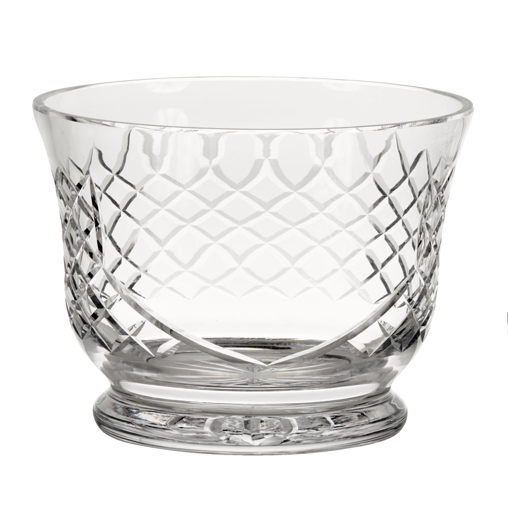 Crystal Round Flared Bowl With Medallion II Pattern, 5.5" X 7.5" | Glassware | Kitchen + Metal