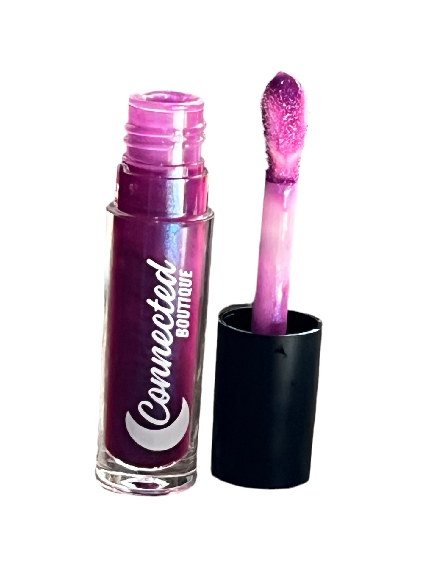 Stargazer -Duochrome Purple‑Pink Shift Hydrating Lip Gloss with Vanilla Scent