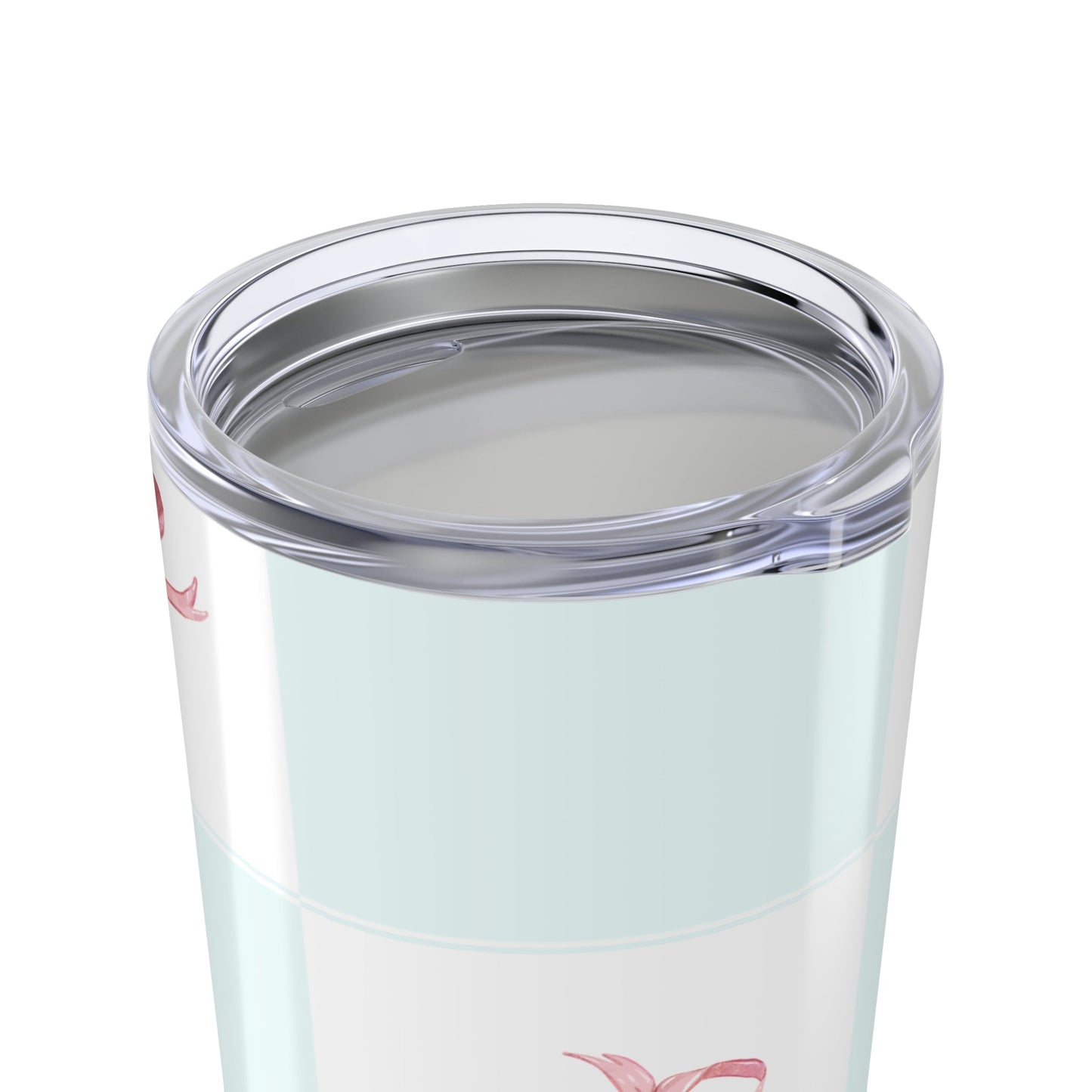 Customizable: Chic Ribbon Tumbler 20oz - Stylish Travel Mug, Perfect for Gifting, Birthday Parties, Everyday Use, Bridesmaid Essentials