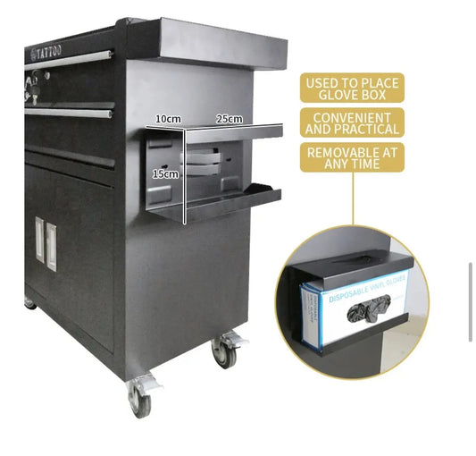 Multifunctional tattoo tool workbench tool car