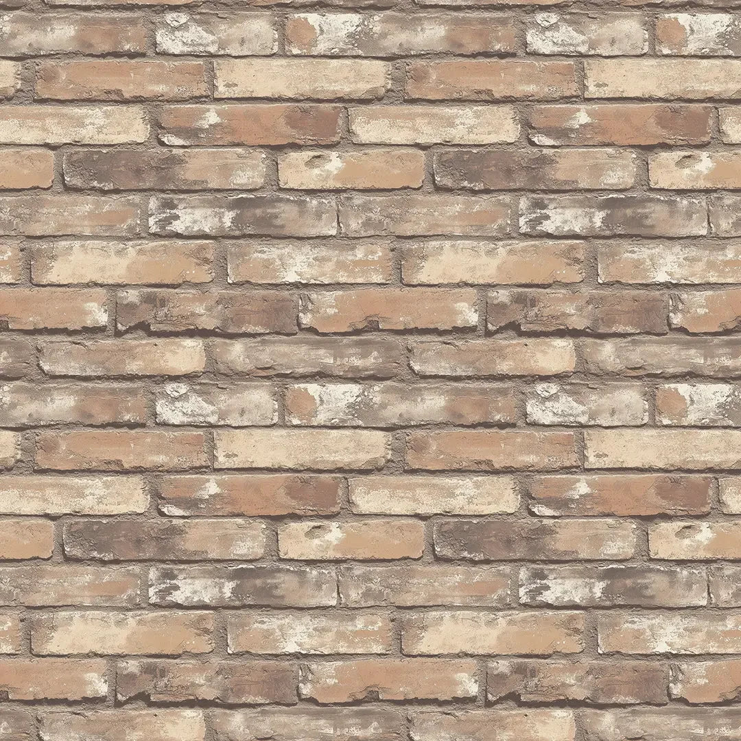 Heritage Brown Brick Wallpaper