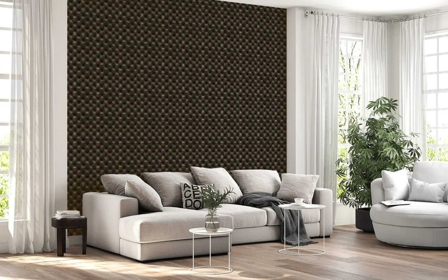 Heirloom Tufted Leather Panel
