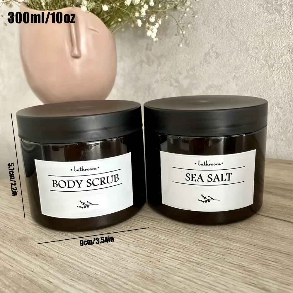 Elegant 300ml Bathroom Jar Set Store Bath Essentials with Style