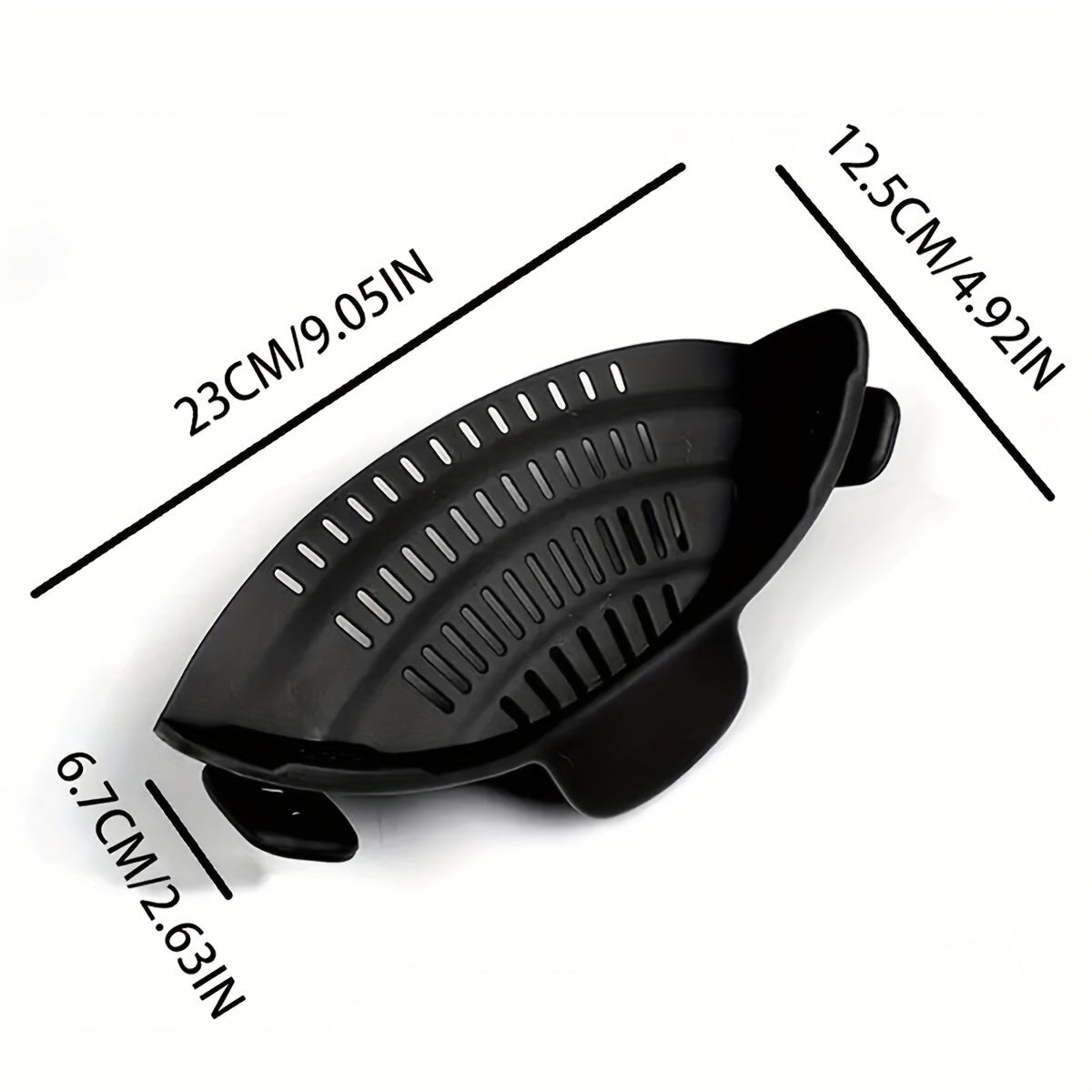 Versatile ClipOn Plastic Strainer for Kitchen Pots | Kitchen Essentials | Kitchen + Metal