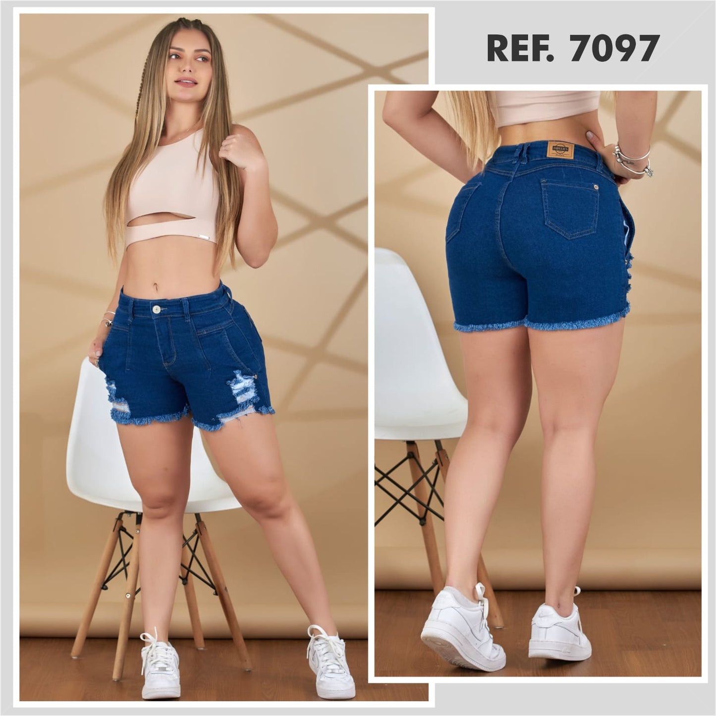 7097 100% Authentic Colombian Push Up SHORT