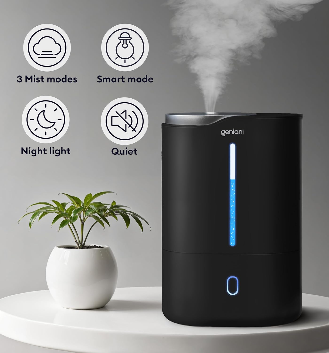 Huron Humidifier 6L Black