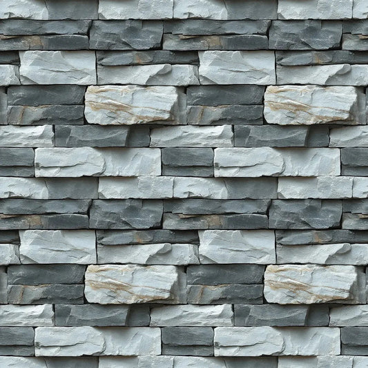 Ascot Grey Stone Ledge Wall