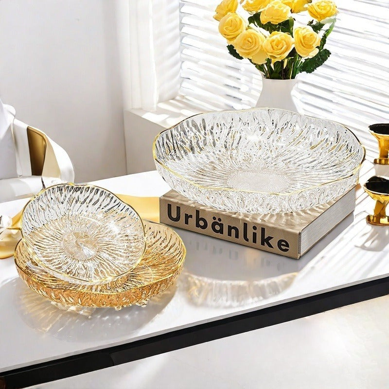 PetalShaped Snack Plates Set 3 Stylish Serving Platters