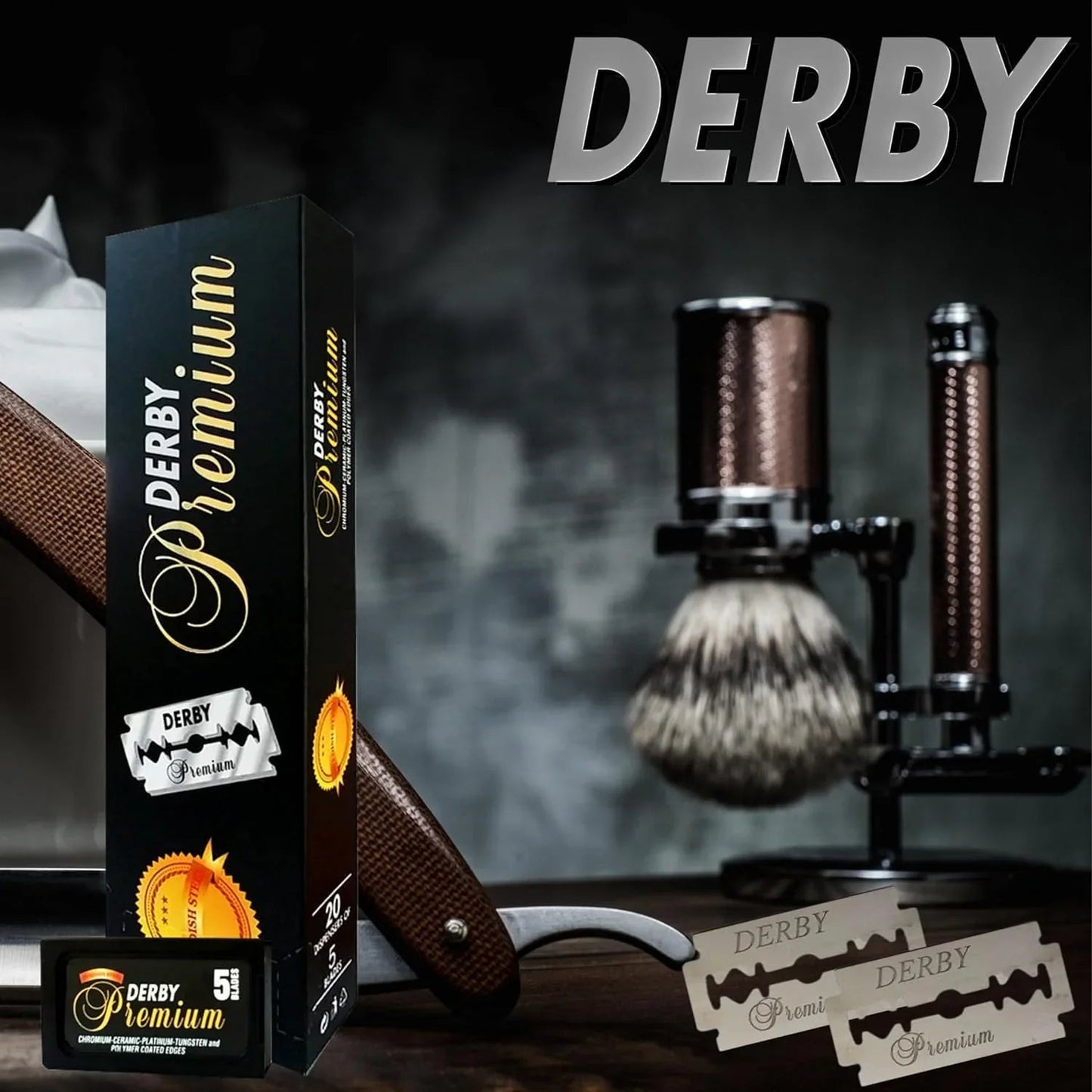 Derby Premium Double Edge Razor Blades - Multipack