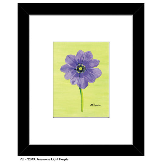 Anemone Light Purple, Print (#7264X)