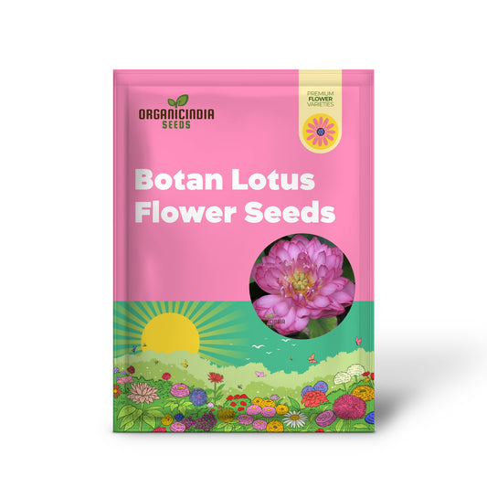Momo Botan Lotus Flower Seeds Exquisite Pink Blooms, Easy Planting Instructions Included