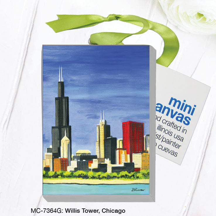 Willis Tower, Chicago, Mini Canvas (MC-7364G)