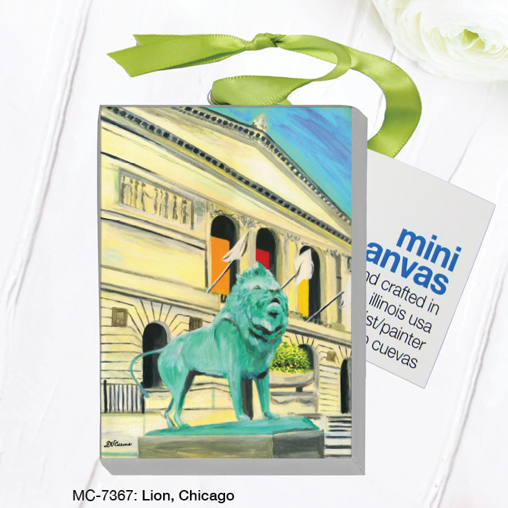 Lion, Chicago, Mini Canvas (MC-7367A)