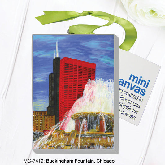 Buckingham Fountain, Chicago, Mini Canvas (MC-7419A)