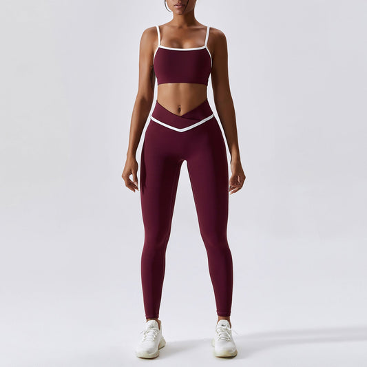 Quick Dry Fitness Leggings and Top for Women