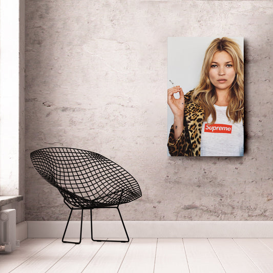 Kate Moss Canvas – Fashion Icon Wall Art Decor