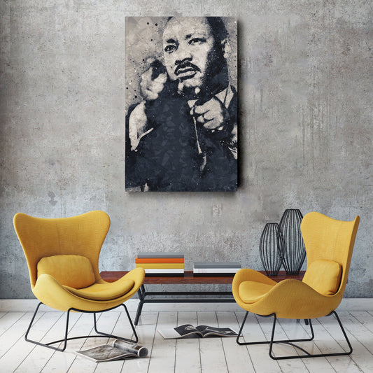 Martin Luther King Jr. Art – Civil Rights Geometric Wall Decor