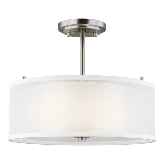 Elmwood Park 2-Light Semi Flush Mount