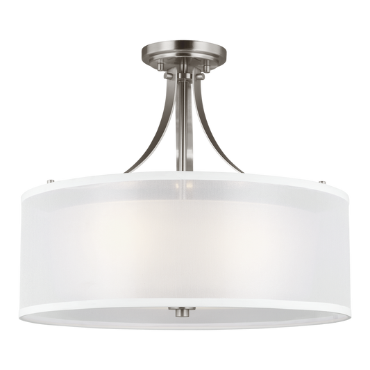 Elmwood Park 3-Light Semi Flush Mount