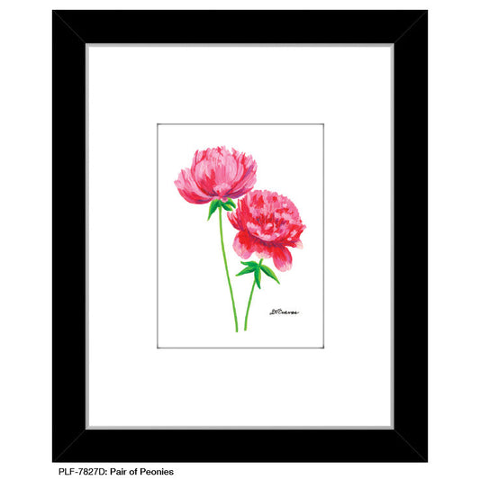 Pair of Peonies, Print (#7827D)