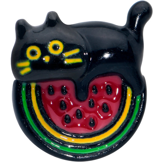 16G 1/4 Watermelon Cat Love Cartilage Tragus Earring