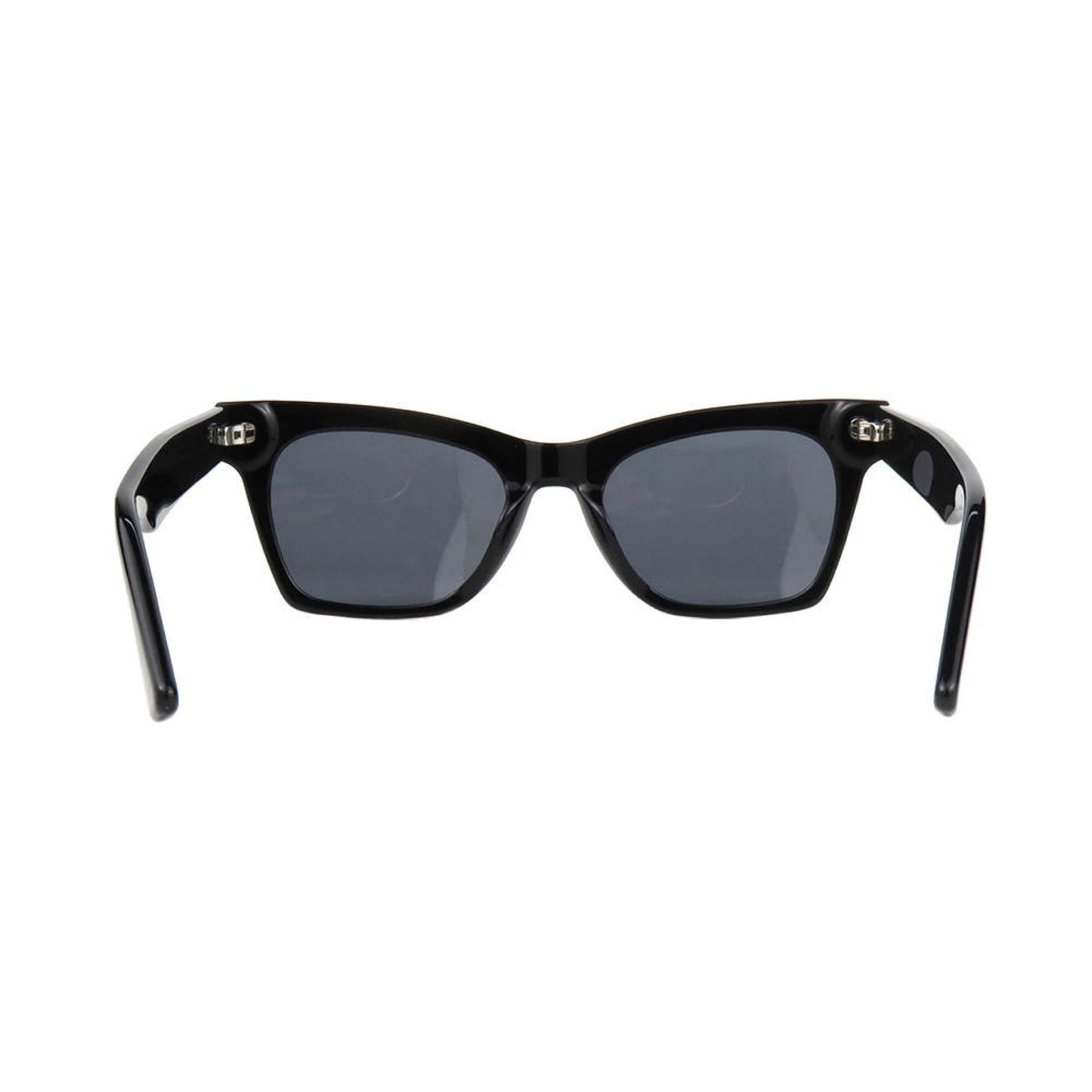 WO|MN Bold and sleek high quality square acetate frame sunglasses- black