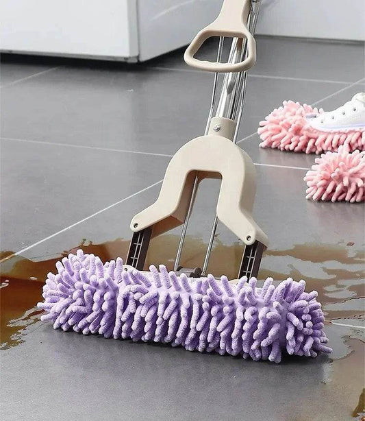2 Pcs Mop Slippers Dust Cleaning Covers