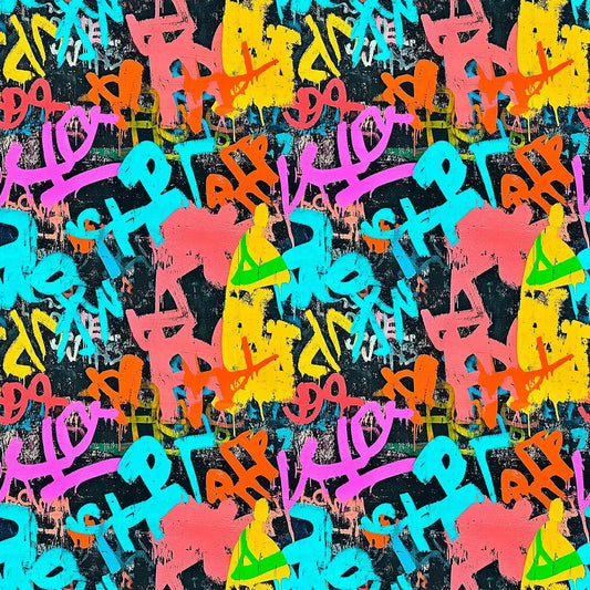 Downtown Pulse Abstract Graffiti