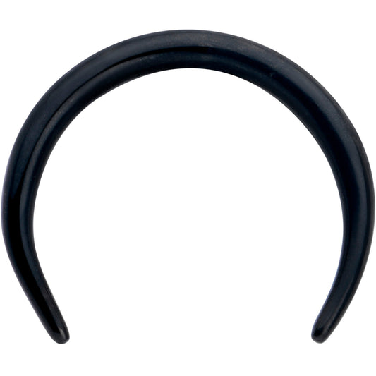 16G 5/16 Black Pincher Crescent Taper