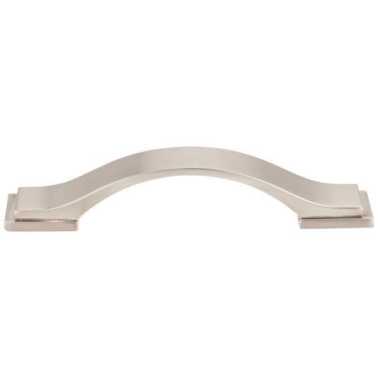 96 mm Center-to-Center Satin Nickel Strap Mirada Cabinet Pull