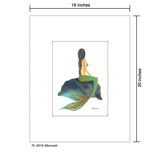 Mermaid, Print (#8019B)