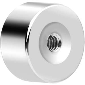 Flat Back Earring Back - Screw On 20G Stainless Steel 4 Pack