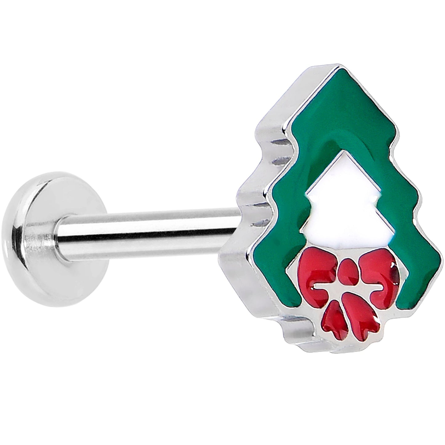 Christmas Flat Back Earring - Holiday Tree