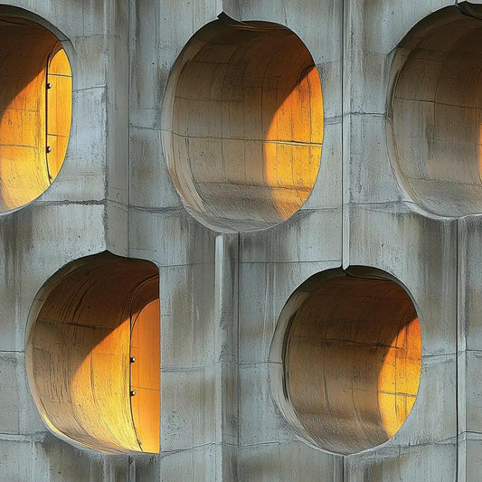 Portals of a Brutalist Sunrise