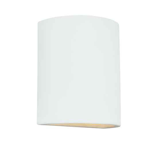 Half Moon Ceramic Wall Lantern