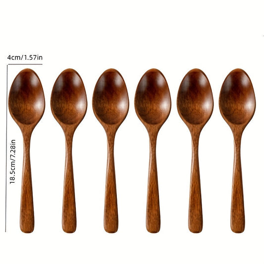 Set of 36 NonStick Wooden Spoons for Cooking