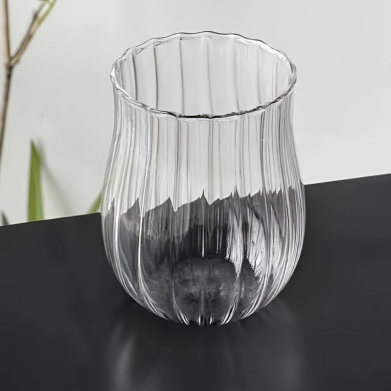 Small Tulip Cup High Boron Wow Glass Simple Latte Cup American Coffee