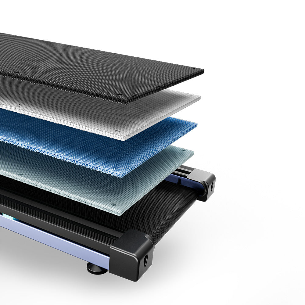 DeerRun A1 Pro Move+ 6% Incline Foldable Treadmill——2025 Upgraded Chip & NFC Support | 350Lbs, 10mph Blue