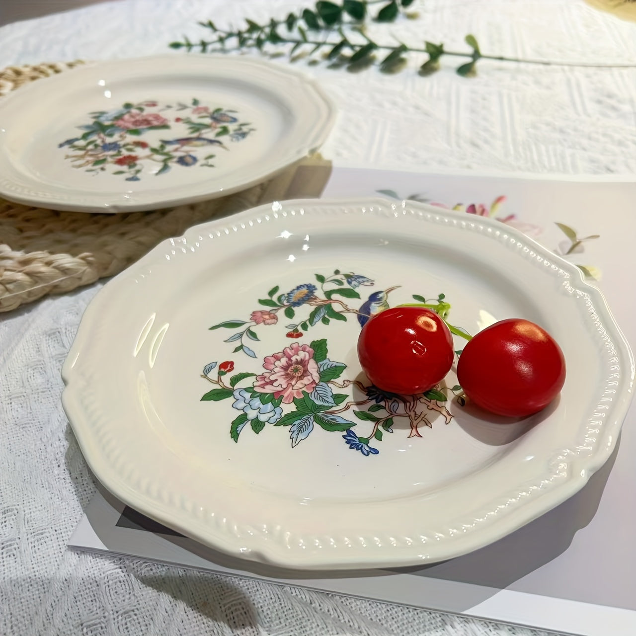 NordicInspired Ceramic Plates Versatile Dining Set of 2