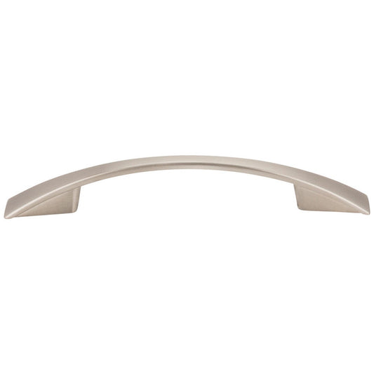 96 mm Center-to-Center Satin Nickel Flared Regan Cabinet Pull