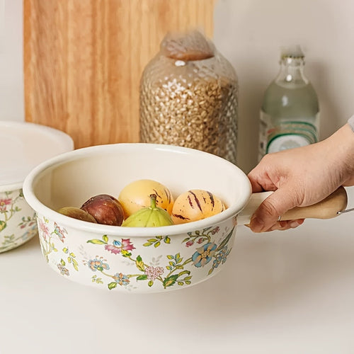 20cm NonStick Enamel Cheese Pot with Handle