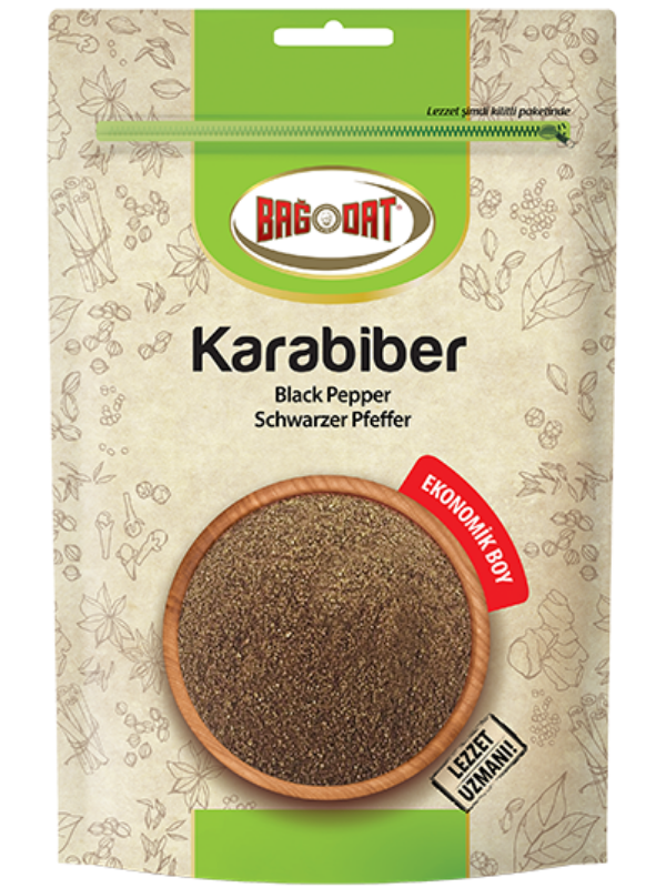 BAGDAT BLACK PEPPER (MIDI - ZIP) - 185 GR | Kitchen + Metal
