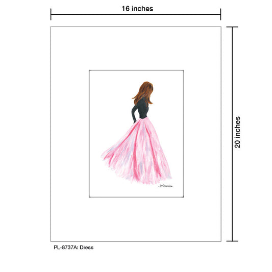 Dress, Print (#8737A)