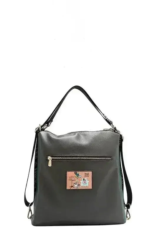 Eco-Leather Multifunction Backpack - Adjustable Straps | Femstylo