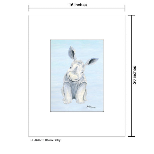 Rhino Baby, Print (#8767F)