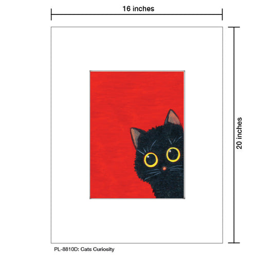 Cats Curiosity, Print (#8810D)