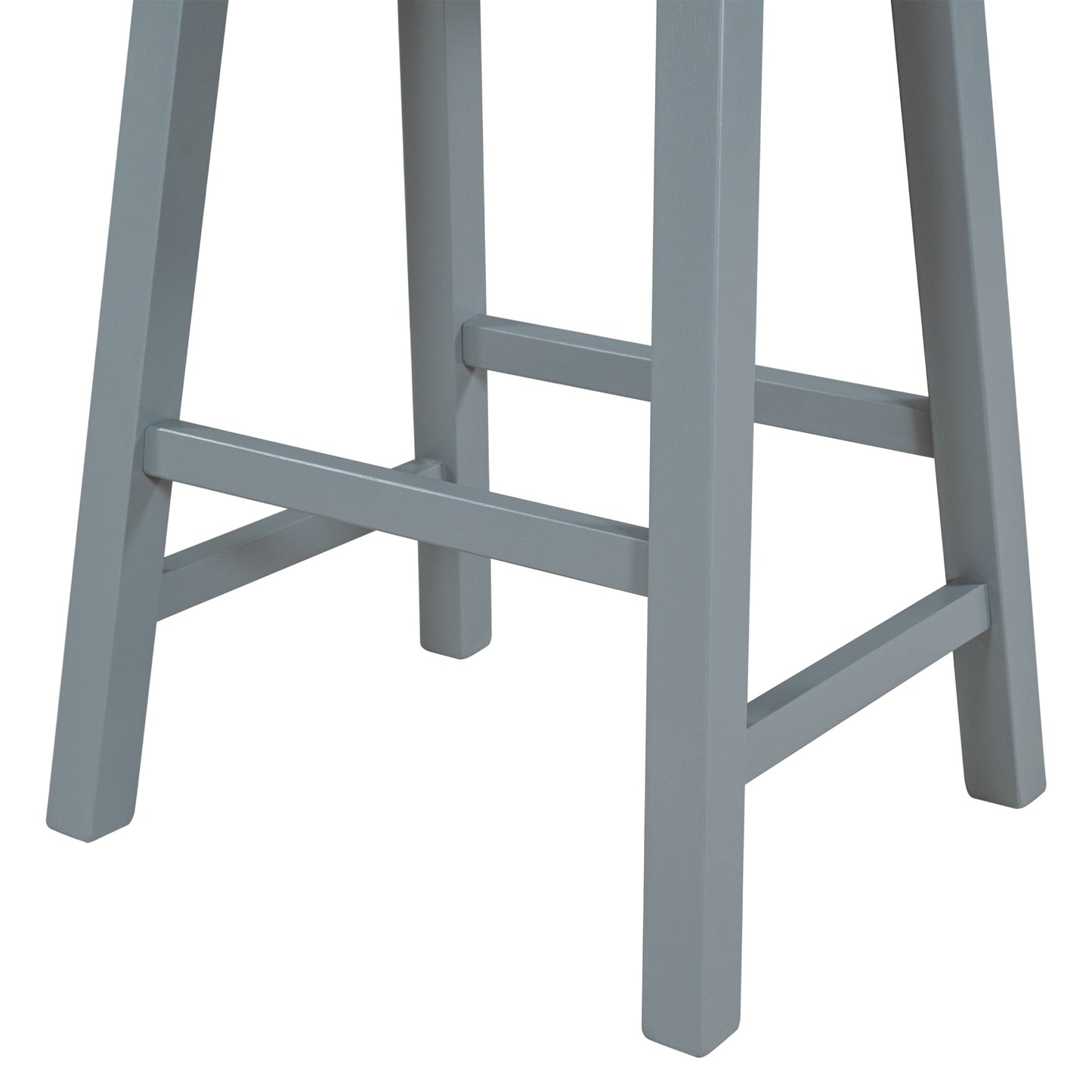 Farmhouse Rustic 2-piece Counter Height Wood Kitchen Dining Stools | Home Decor | Kitchen + Metal