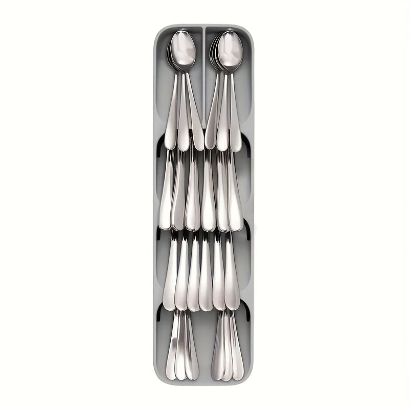 1pc Multifunctional Utensil Tray - Knife & Fork Divider Organizer for