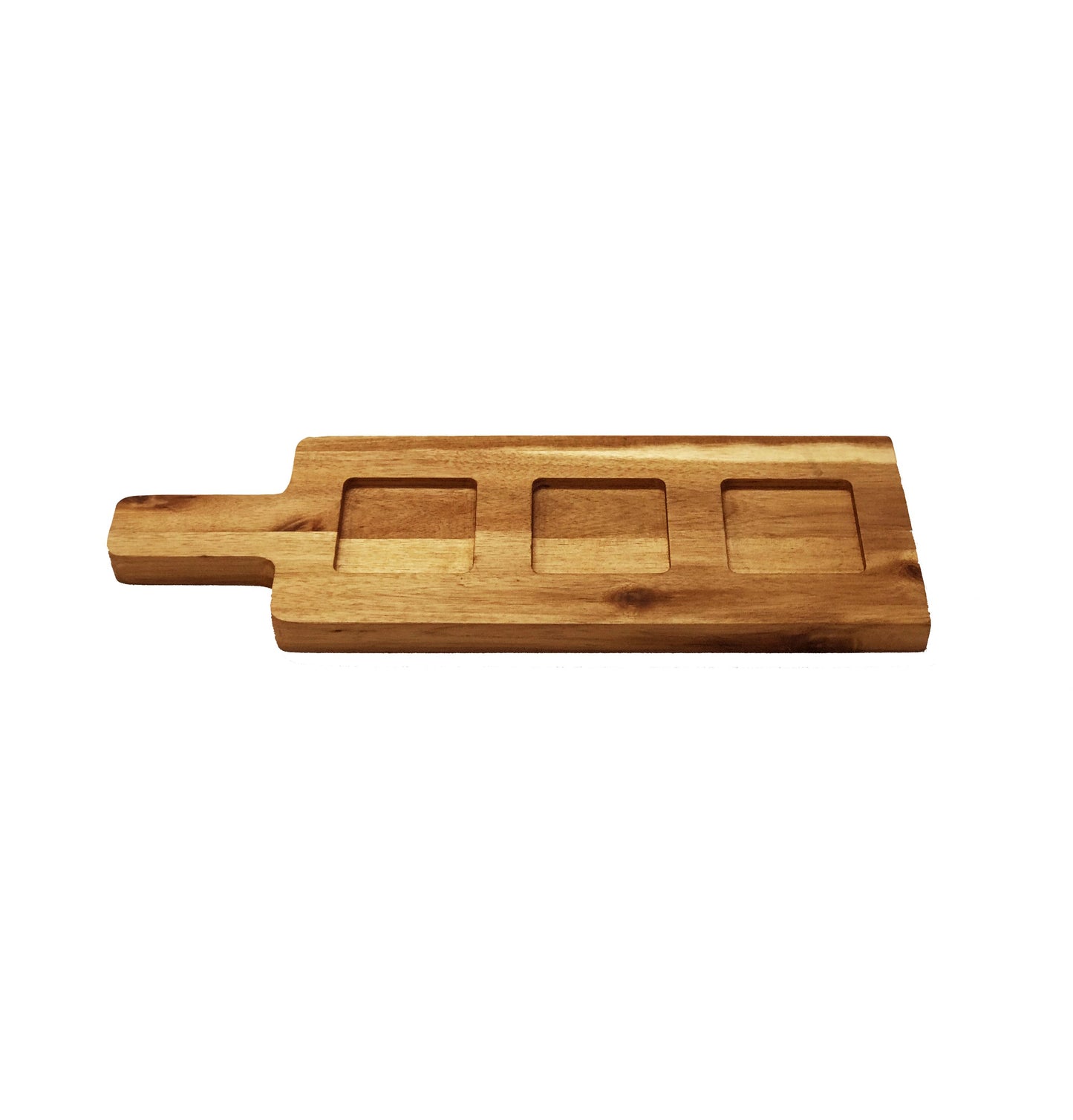 Zavis Green Acacia Wood 3 Hole Double sided Flight Board 14" |